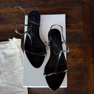 TOVE Black Rene Strappy Sandals
